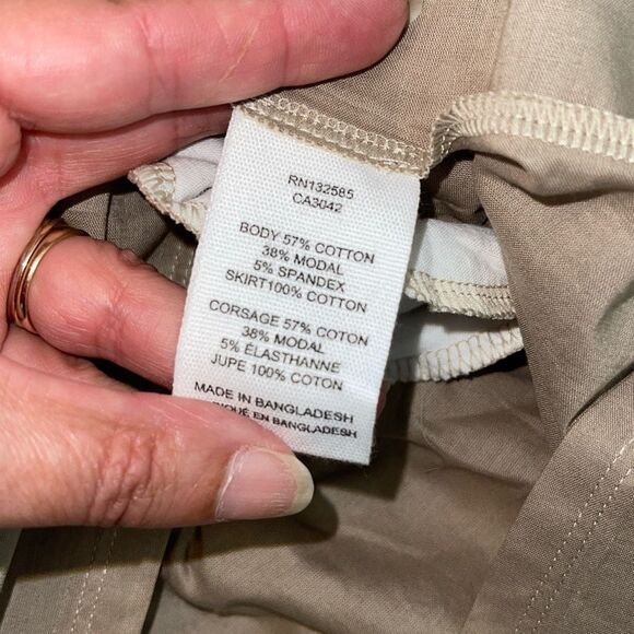 Grey‎ State Womens Cap Sleeve Drawstring Helena Mini Dress Spa White Size 3 NWT - Picture 5 of 9